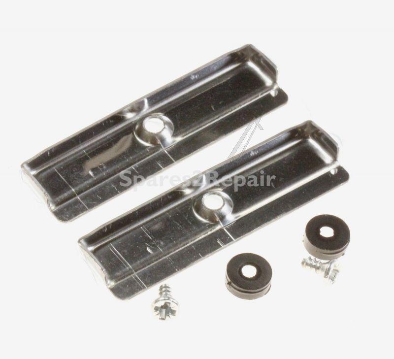 Fixings And Brackets - C00392830 480122101591 Kit 2 Brackets Fix Up [Whirlpool Indesit]