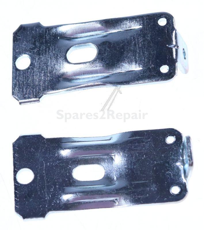 Fixings And Brackets - C00637517 488000637517 Fix Brackets Hood (2 Pcs) [Whirlpool Indesit]