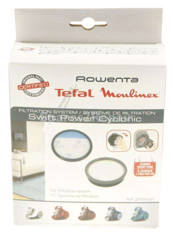 Vacuum Cleaner Filter - Zr904301 Filter Set*2+gasket*1 [Groupe SEB]