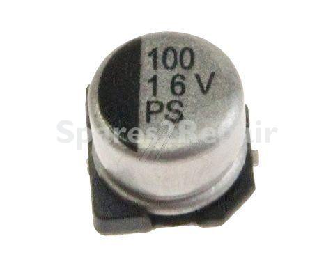 Vestel Smd Electrolytic - 100uf-16v 30010594 Cap Elch 100µf 16v M 86ma 6 3x5 4 Rohs