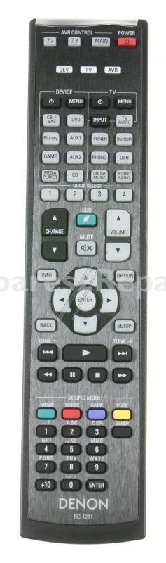 Sound United Ir remote Control - Rc-1211 30701022600as Rc1211 Avrx4300h Remote Control