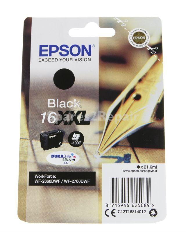 Epson Cartridge - 16xxl C13t16814012 Ink Cartridge Black 21 6ml