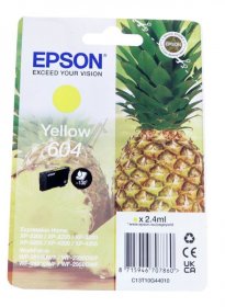 Epson Cartridge - 604 C13t10g44010 Ink Cartridge Yellow 2 4ml