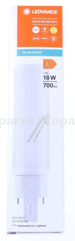 Ledvance G24q2 Socket Fluorescent Lamp - Dulux Led D e Hf & Ac Mains V 7w 830 G24q 2 - DULUX LED D/E18