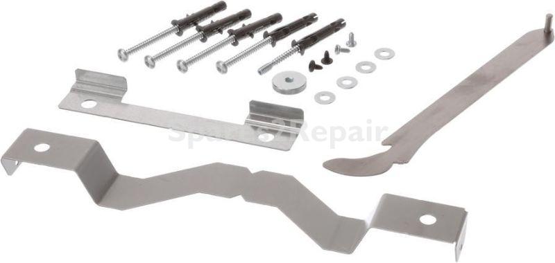 Mounting Parts - 11058242 Mounting Set Glass Support Mounting Bracket Wall Mounting Bracket Channel Mounting Material [Bosch Siemens]