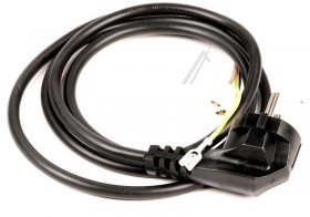 Mains Power Lead - As13200143 Power Cable Black 3x1 H05vvf10a L1500 (shk90)en6 [Delonghi]