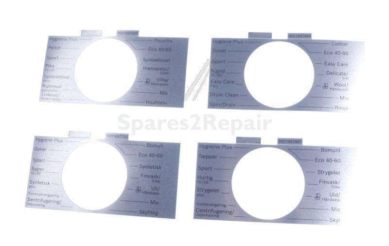 Program Washer Disc - 12039372 Adhesive Legend [Bosch Siemens]