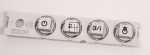 Faber Franke Roblin Appliance Switch - 133 0154 602 Keyboard Esz4v Silv 9 5x9 5 S s frk+g t