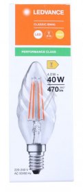 Ledvance Lamp - Led Clb25 2 8w Led Classic Lamps Matt S 2 8w 927 Fr E14