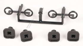 Faber Franke Roblin Button - 133 0733 221 Kit Push Button D8 Abs V0 Bk Ht 3s+frame