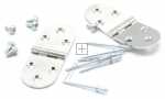 Faber Roblin Door Hinges - 133 0055 984 Kit N 2 Hinges (biscotto) Art 131 3080