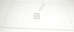 Vegetable Drawer Cover - 47014405 R Glass Shelf-1700 Rv1 [Vestel]