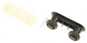 Roller For Dishwasher Basket - C00627134 488000627134 Rail Holder Mounting Kit Without Screws [Whirlpool Indesit]