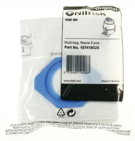 Nilfisk Vacuum Cleaner Bags - 107418525 Dust Bag Fleece Gm 80p 5 Pcs