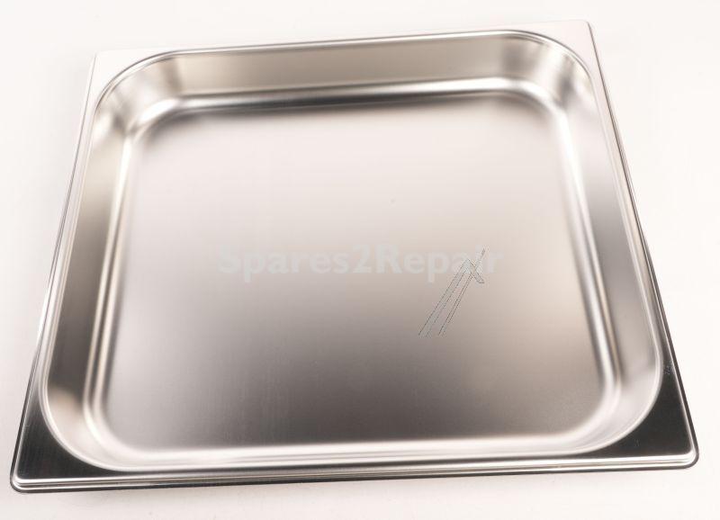 Container - 00358656 Gastronorm Container Stainless Steel Cooking Tray Gn 2-3 Unperforated 40mm Deep 3l [Bosch Siemens]