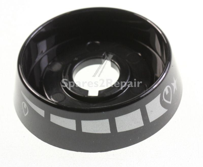 Control Knobs - C00301792 482000089549 Knob Disc - Black Fuoco Gaz [Whirlpool Indesit]