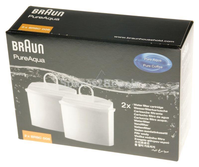 Braun Water Filter - Brsc006 Ax13210006 Set Brsc006 (2x) Water Filter Braun