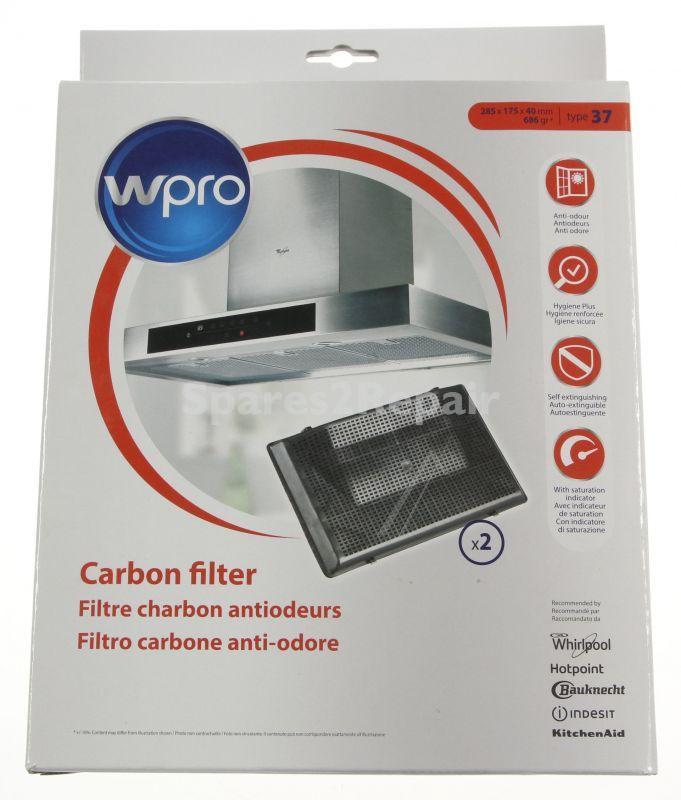 Carbon Filter - C00384664 484000008786 Carbon Filter Type 37 Wpro [Whirlpool Indesit]