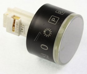 Control Knob - 9046484 Knob Ehr1 00-09 2100 01 Silver [Amica]