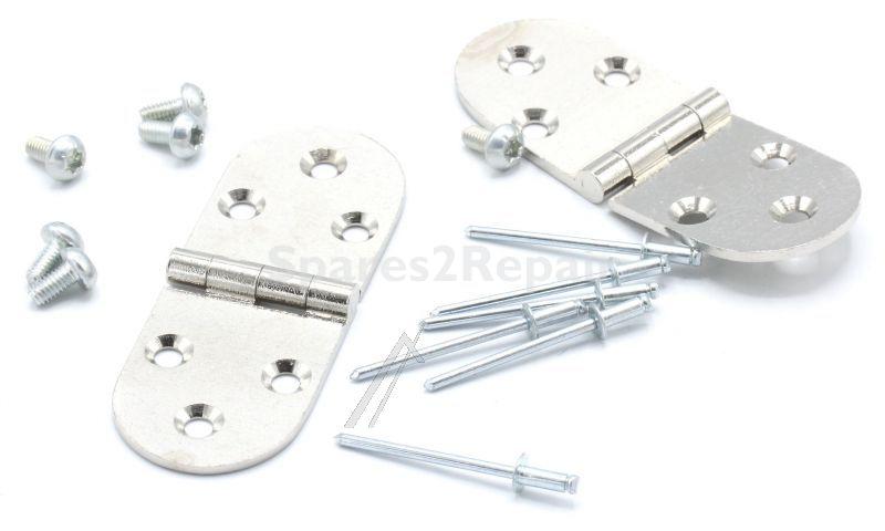 Door Hinges - 20114302 Hinge Set glass Panel [Electrolux Aeg]