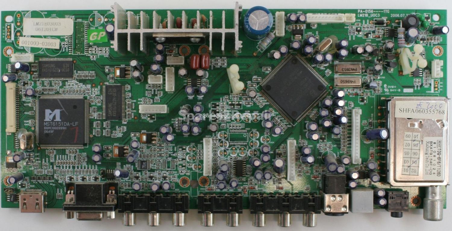 DGM LTV-3203HT - Main AV - PA-0156----1TG - LM21B_U0C3 - LM21E03U03 - 061201C - 001009-03003