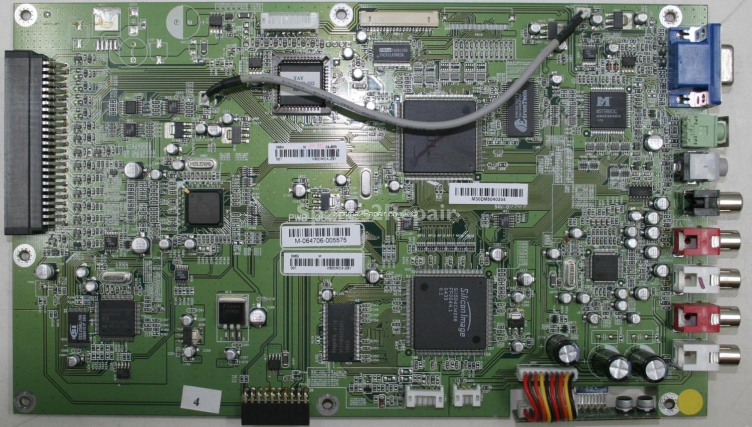 Evesham V30DMBB - Main AV - PWB-0647-06 - V30DMCX-ZS1 - M30DM5040334