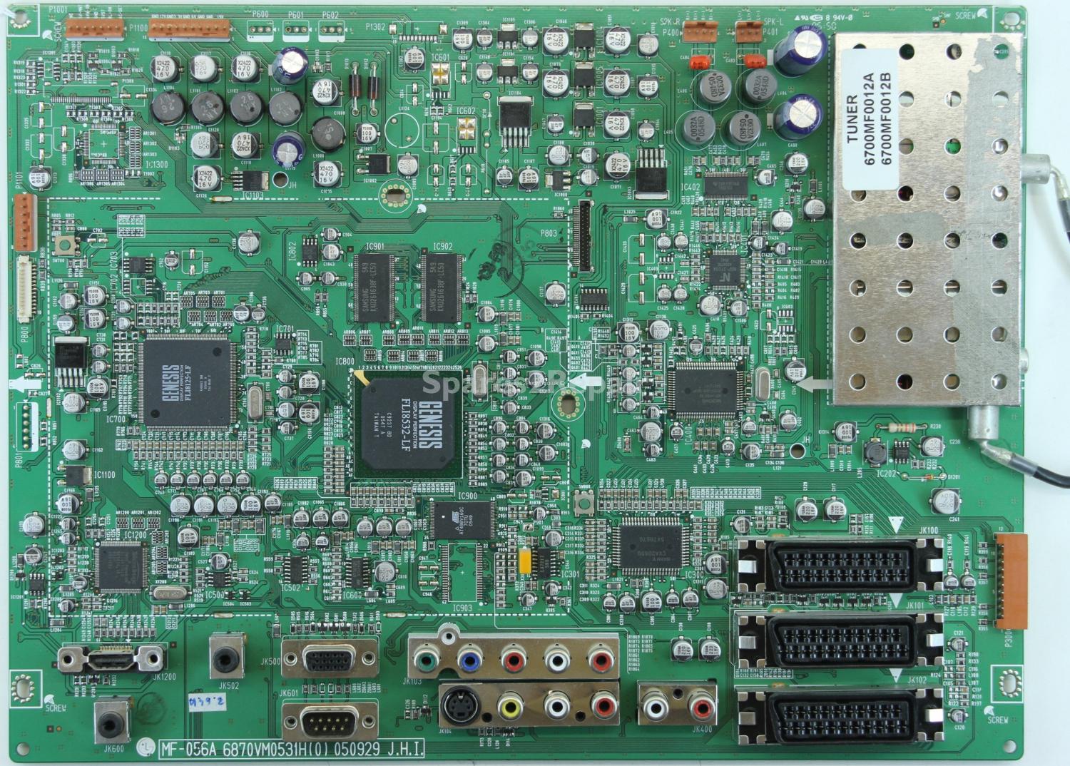 LG 42PX3RV - Main AV - MF-056A - 6870VM0531H (0) - 050929