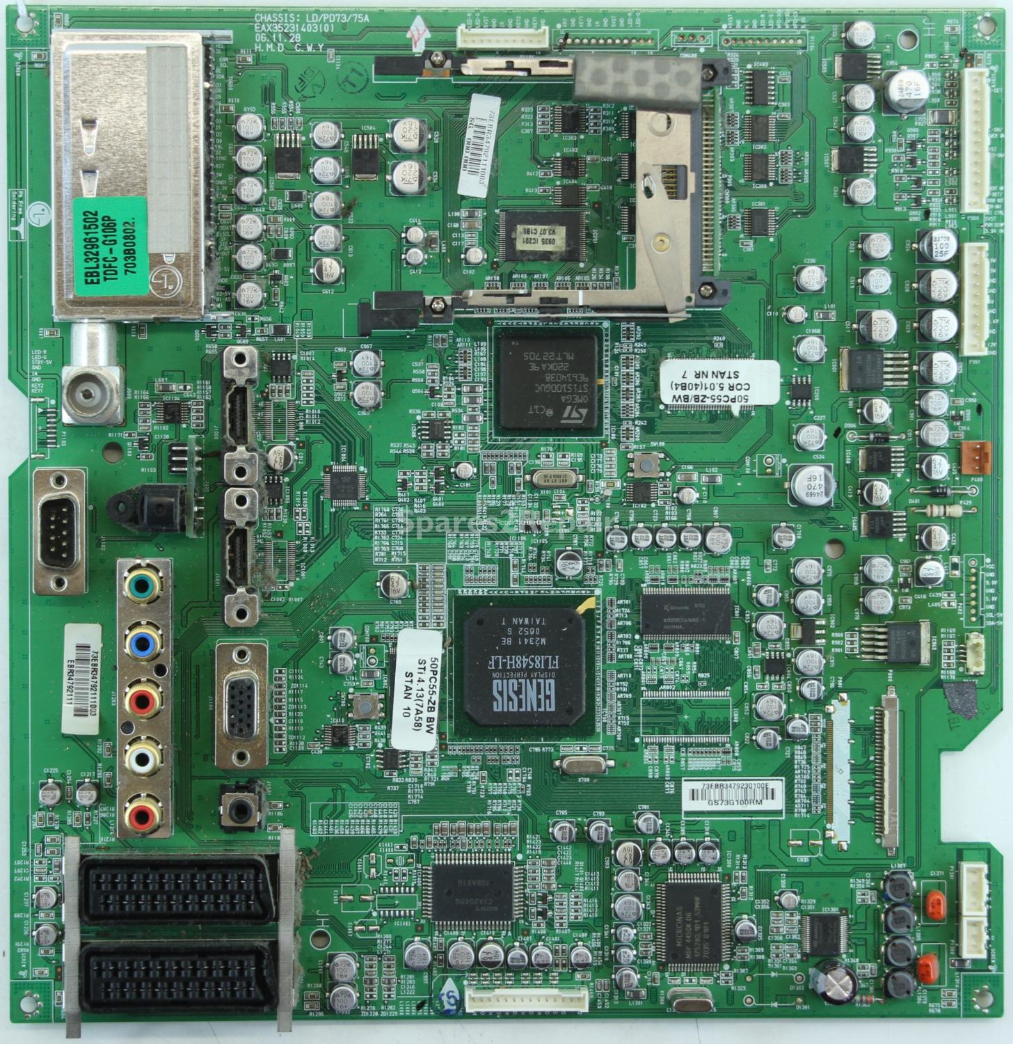 LG 50PC55 - EAX35321403 (0) - Main AV - EBR34792111 - EBR34792301- LD/PD73/75A