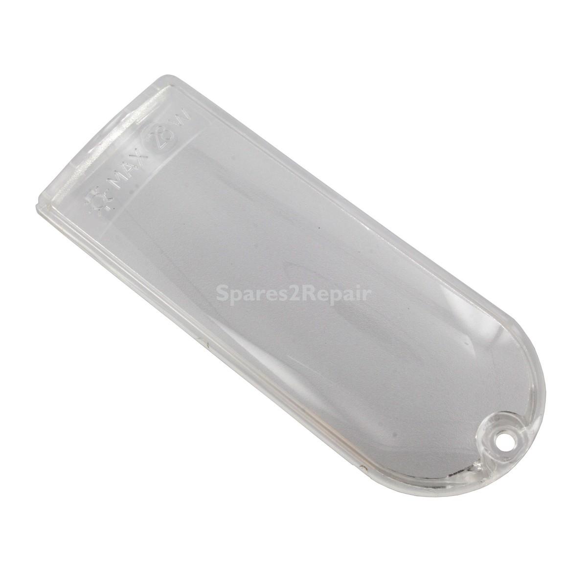 Universal Elica Eliblock Series Cooker Hood Bulb Light Diffuser Cover Panel (136mm x 52mm)