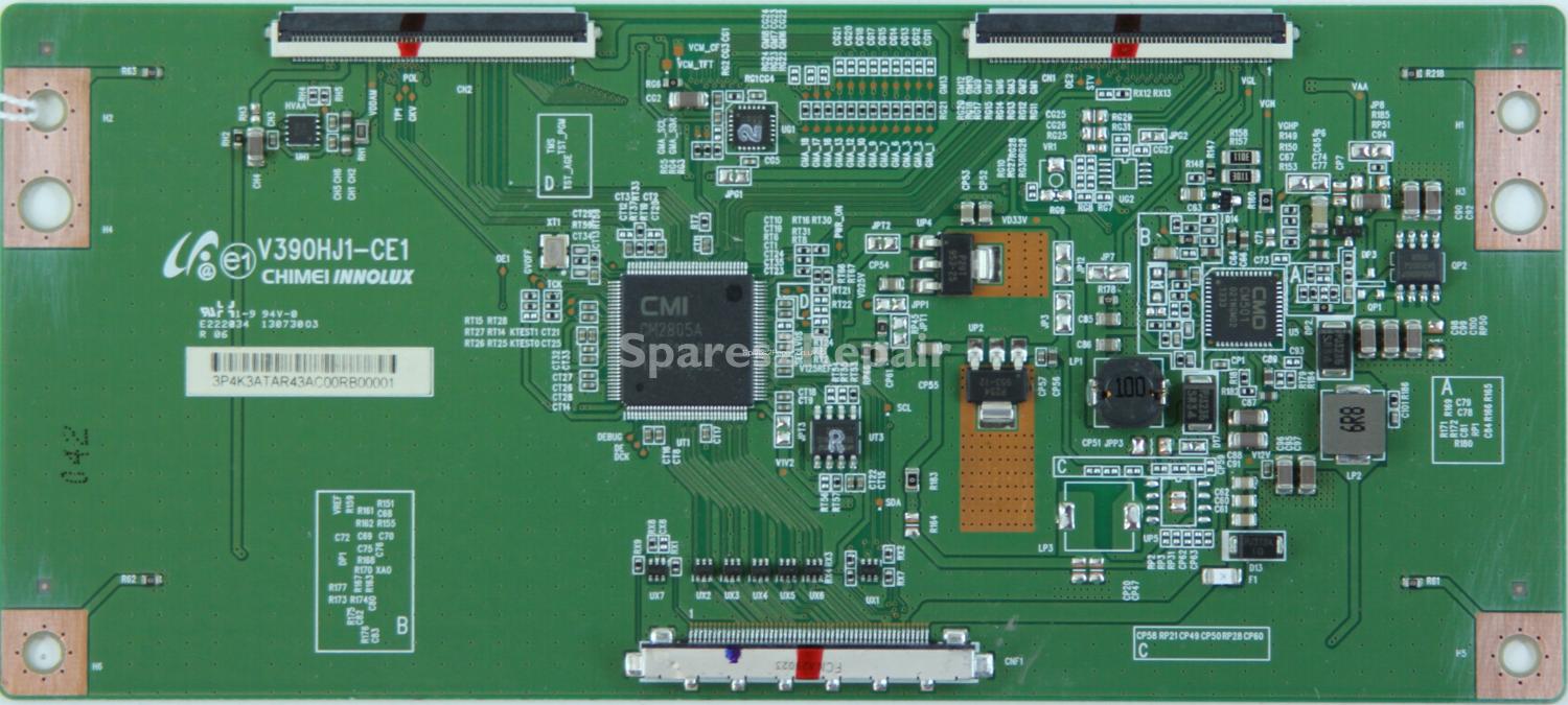 Panasonic TX-42A400B - T-Con - 3P4K3ATAR43AC00RB00001 - V390HJ1-CE1