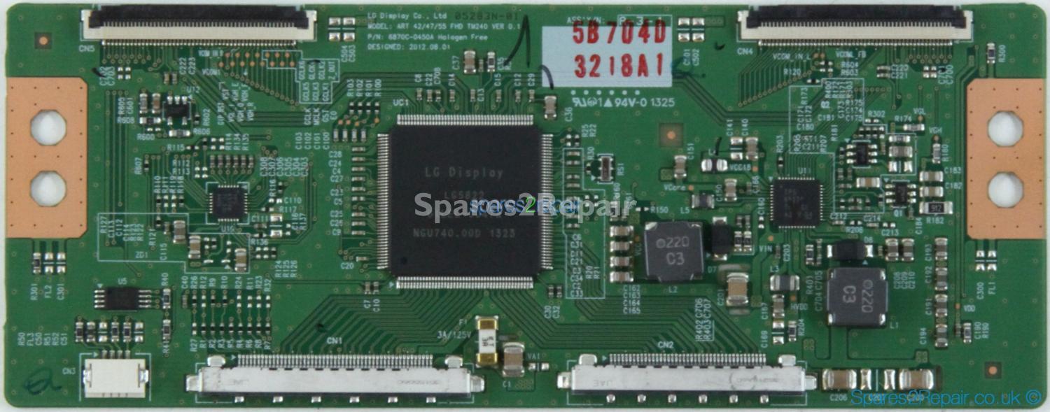 Panasonic TX-L55ET60B - T-Con - 6871L-3218A - 6870C-0450A - ART 42/47/55 FHD TM240 VER 0.1