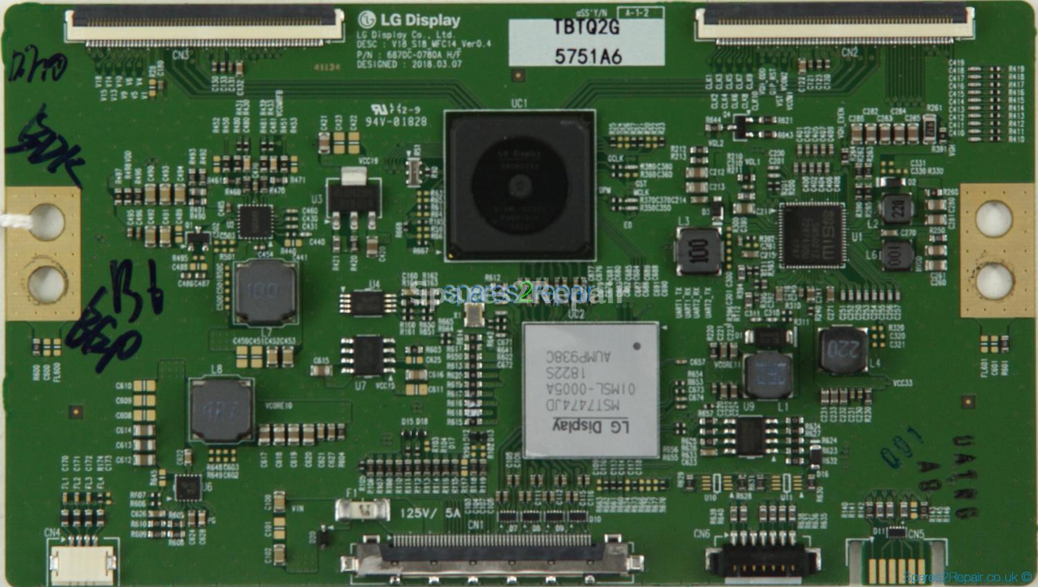 Panasonic TX-65FX740B - T-Con - 6871L-5751A - 6870C-0780A - V18_S18_MFC14_Ver0.4