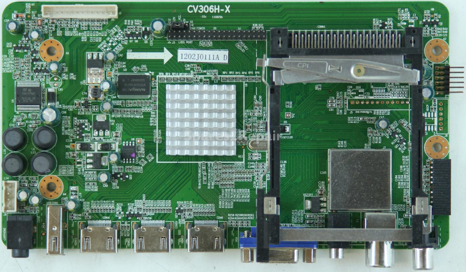 Technika LCD32-56 - Main AV - CV306H-X -10c - 110929b - 1202J0111A D - 4501402