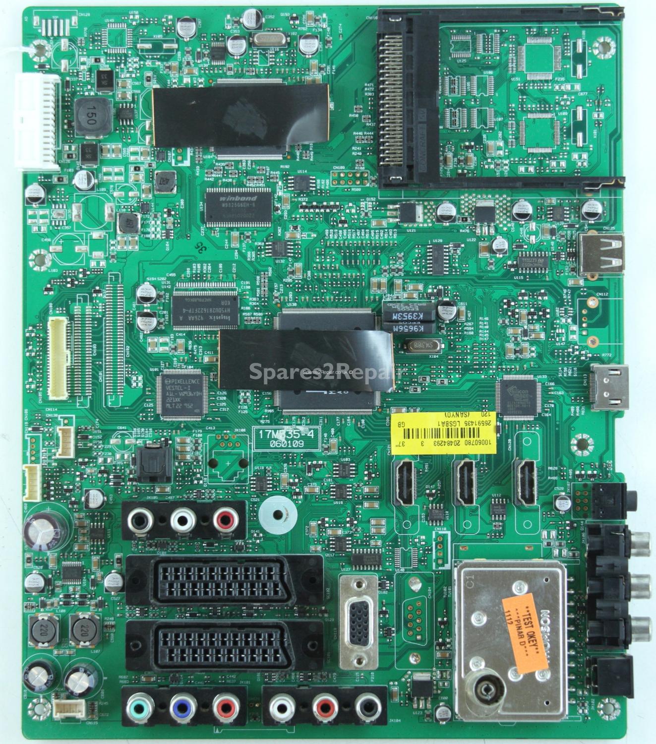 Vestel 37 Inch - Main AV - 17MB35-4 - 060109 - 20484293