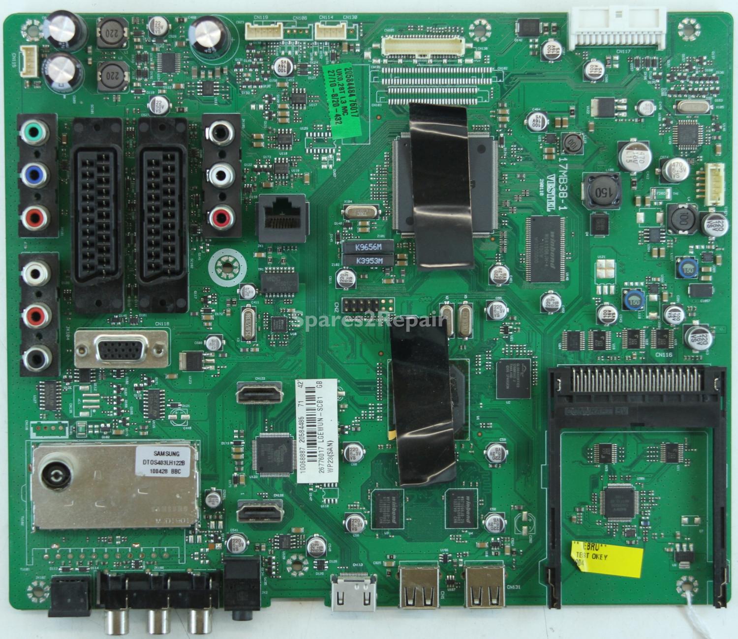 Vestel 42 Inch - Main AV - 20584485 - 17MB38-1 - 290110